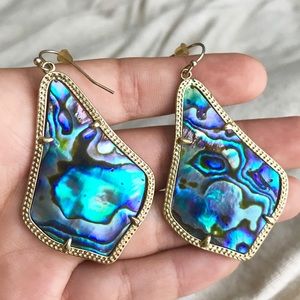 Kendra Scott abalone shell drops